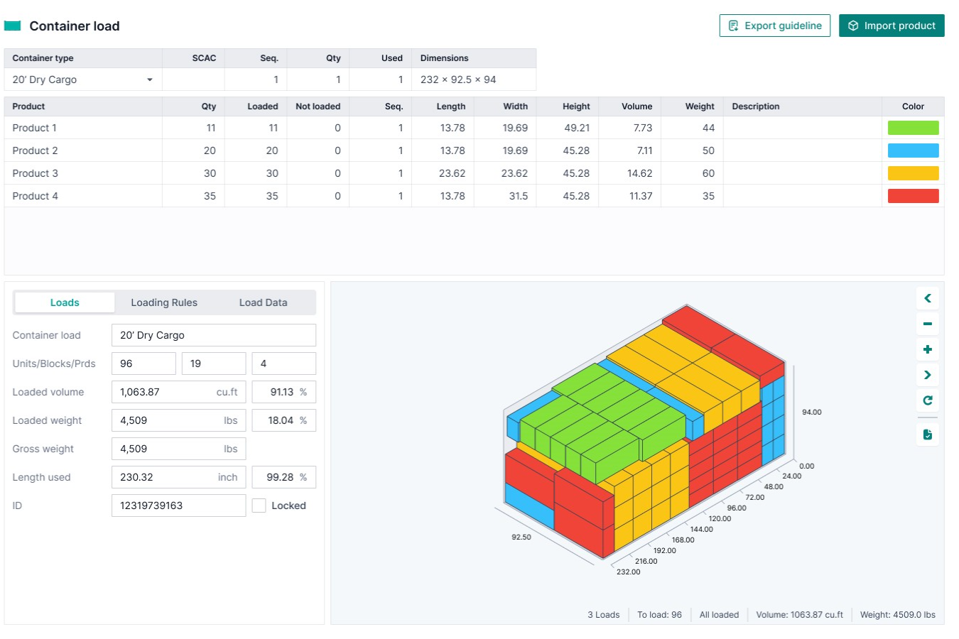 TMA Automatic Container Loading Solution